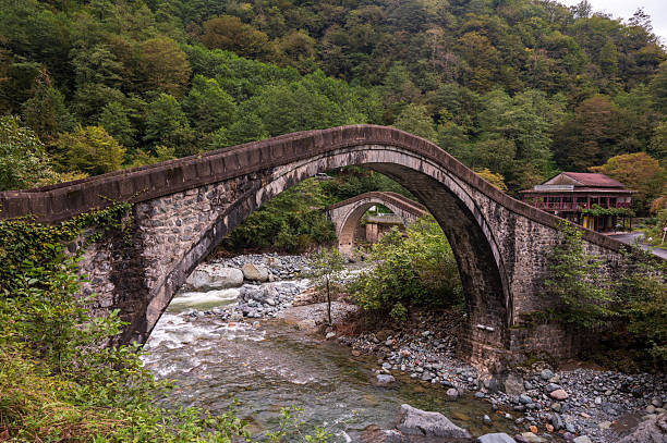 istock The Twin Bridges Artvin Turkey 2242588810