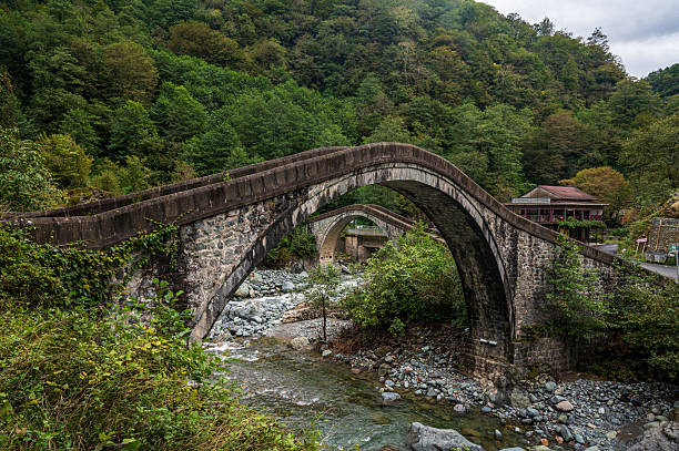 istock The Twin Bridges Artvin Turkey 2242588844