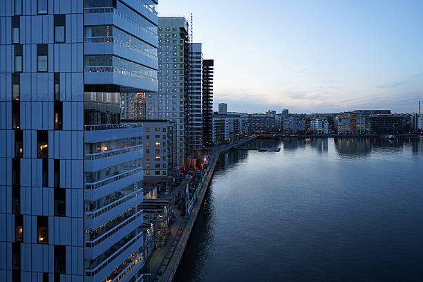 istock View of cityscape during evening 2242601110