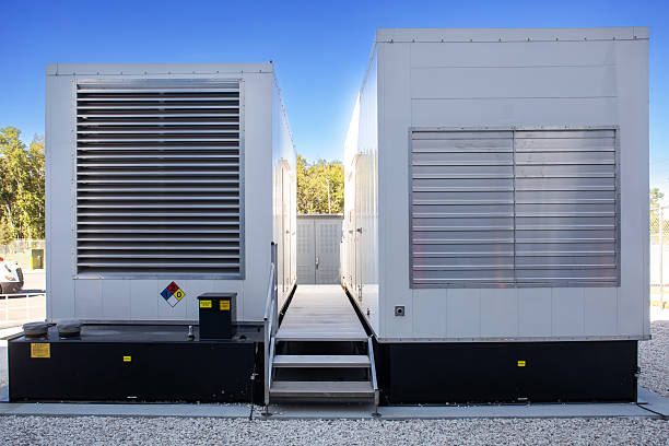 istock exterior standby diesel generators outside warehouse 2242643355