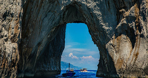 istock Capri, Italy limestone sea arch 2242648216