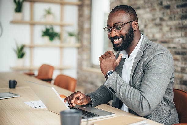 istock Successful male manager working in modern office 2242649286