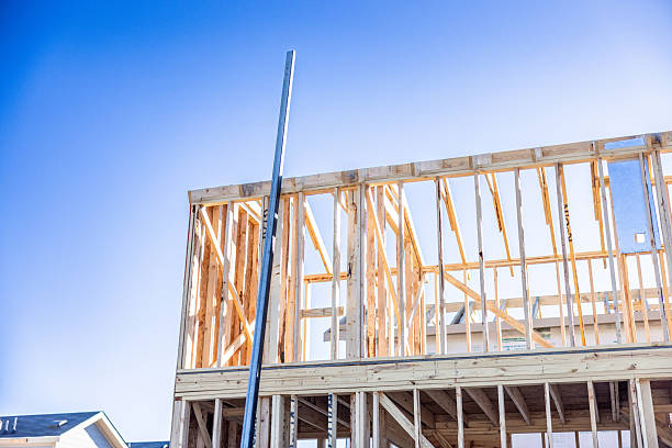 Construction in New Subdivision in Dallas Texas Suburbs Collin County