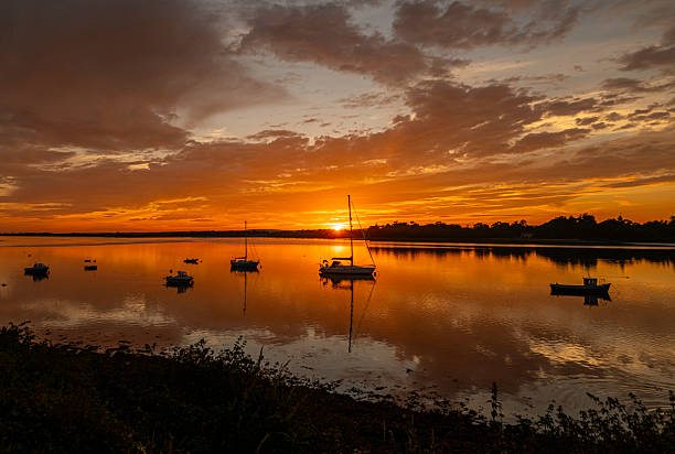 istock Sunset yacht Great Island. Midleton. County Cork. Ireland 2242652028