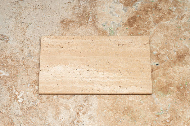 istock Place for your text. Natural travertine stone background, marble texture 2242657417