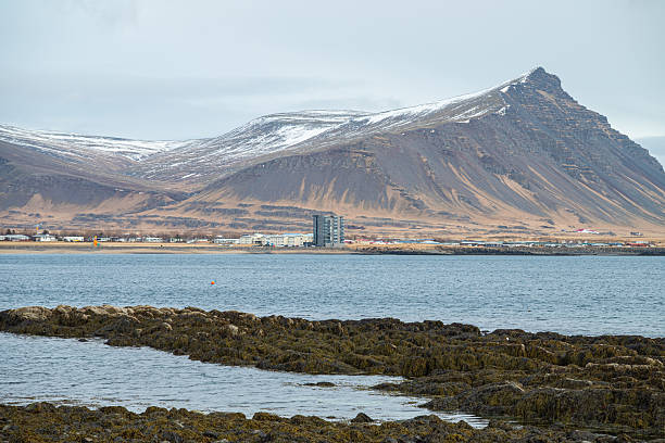 istock View over town of Akranes in iceland 2242660975
