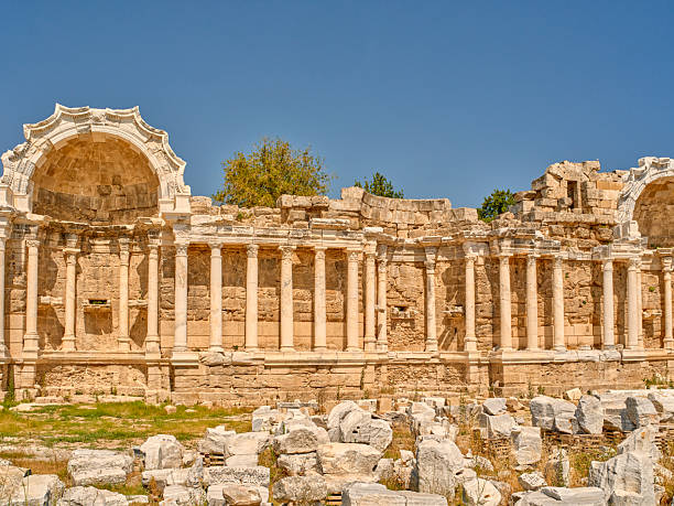 istock Ancient Temple of Apollo in Side, Turkey Surrounded by Mediterranean Scenery 2242679174