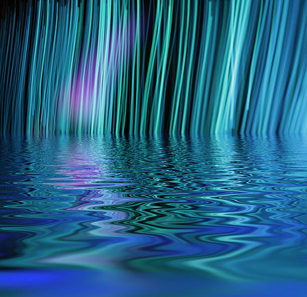 istock A vivid depiction of abstract blue light reflections over a rippling water surface 2242679277