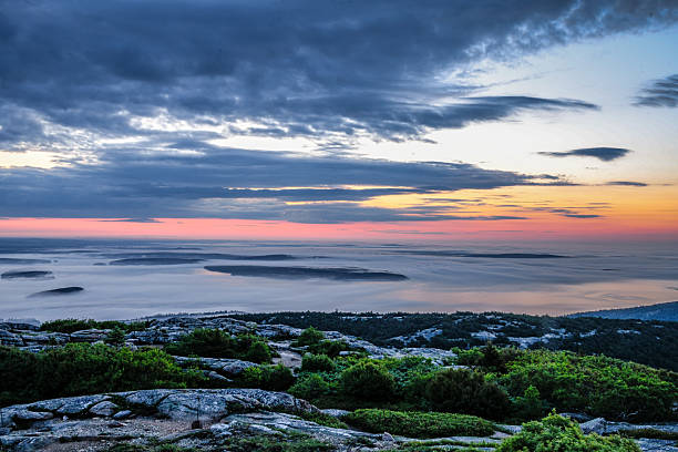 istock Sunrise View from Rocky Mountain Overlook 2242680561
