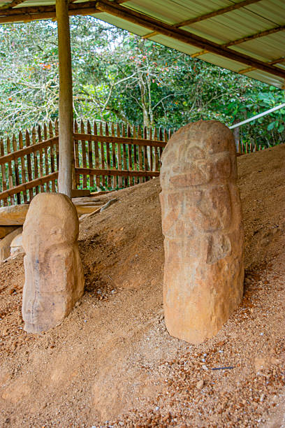 istock Pre-Columbian Stone Statues in San Agustin 2242686237