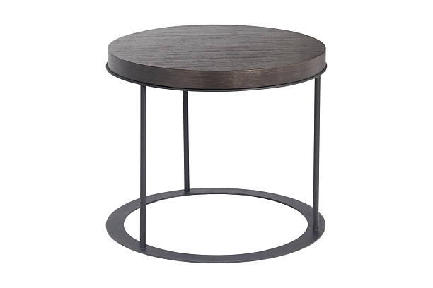 istock black brown wooden metal table 2242694335