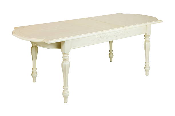 istock wooden white table furniture insulated 2242694392