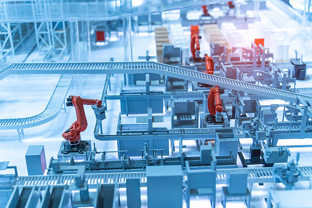 istock model of Robotic and Automation system control application on automate robot arm 2242695585