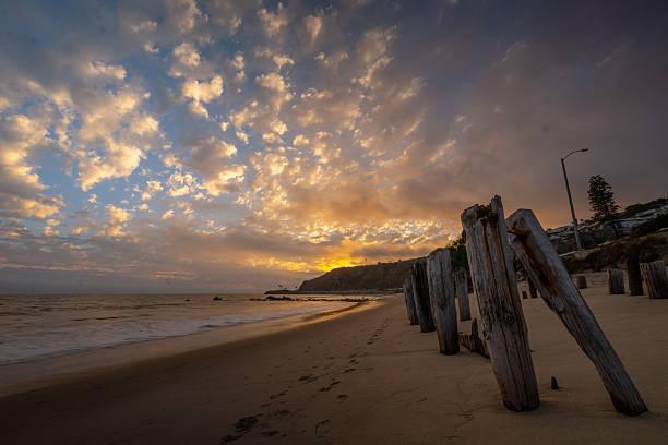 istock Sunset at Topanga Canyon Beach 2242697985