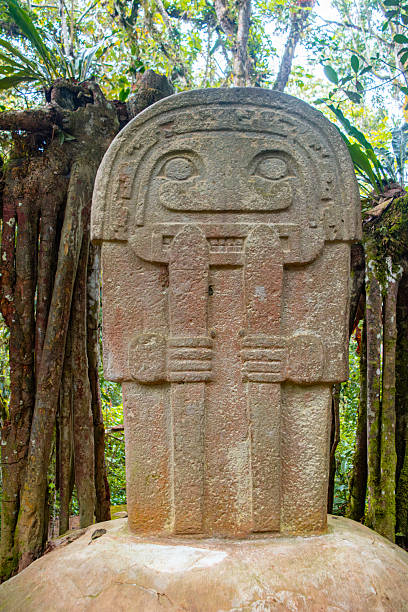 istock Pre-Columbian Stone Statue in San Agustin 2242700430