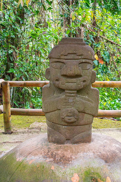 istock Pre-Columbian Stone Statue in San Agustin 2242700476