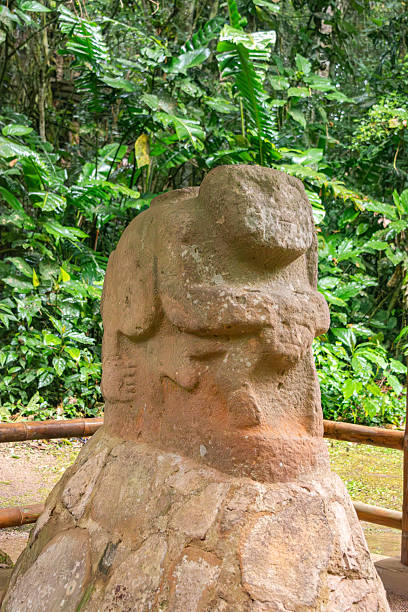 istock Pre-Columbian Stone Statue in San Agustin 2242703919