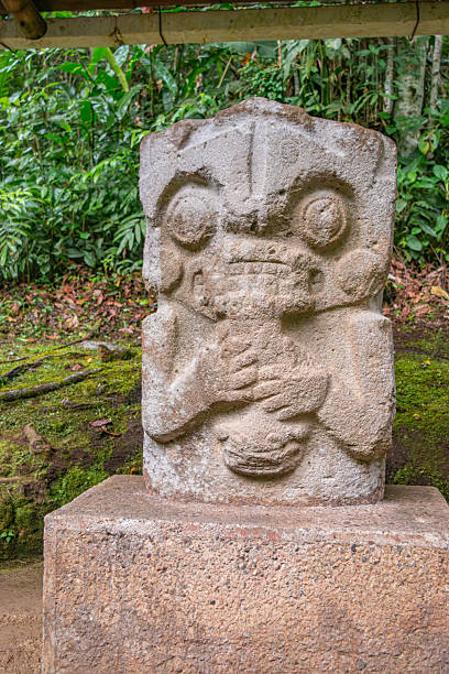 istock Pre-Columbian Stone Statue in San Agustin 2242704671
