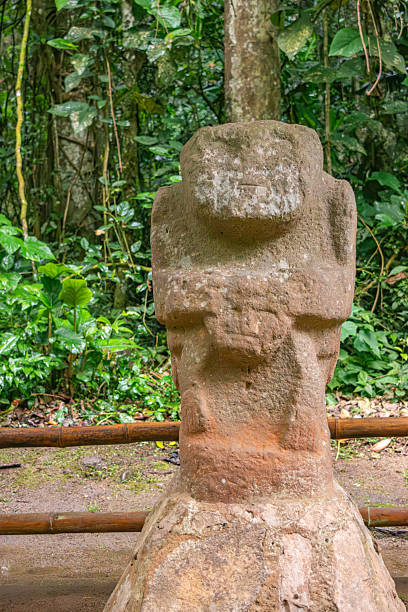 istock Ancient Stone Sculpture in San Agustin 2242704760