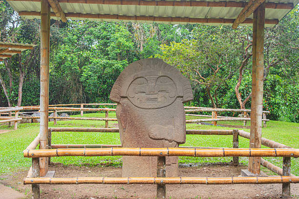 istock Stone Statue in San Agustin Archaeological Park 2242707731