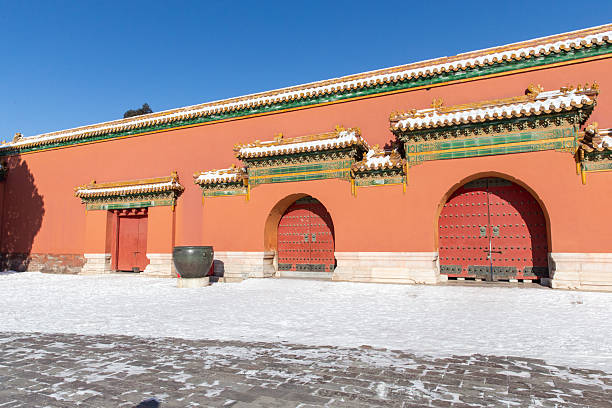 istock red gate of Forbidden City in snow 2242717230