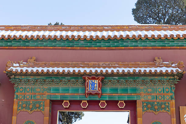 istock Xiqing Gate in Snow, Forbidden City 2242719505
