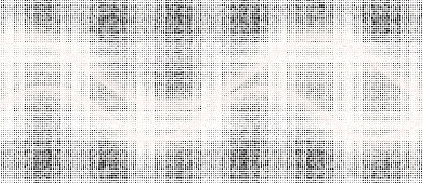 istock Abstract art background with dots. Waves with stipple effect with chaotic noise. Black dots on white background. 2242720693