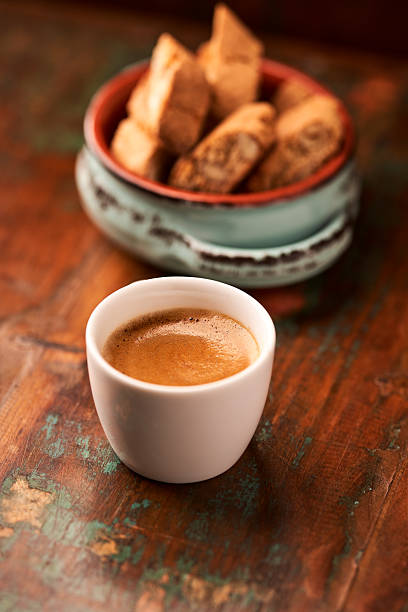 istock Cup of coffee on rustic wooden background. Soft focus. Copy space. 2242725695