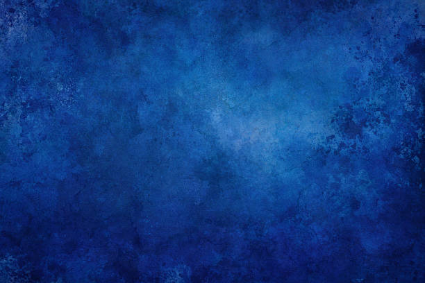 istock Dark blue and indigo grunge texture background with rough, distressed surface 2242739723