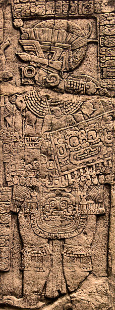 istock Ancien mayan reliefs carved in stone 2242750756