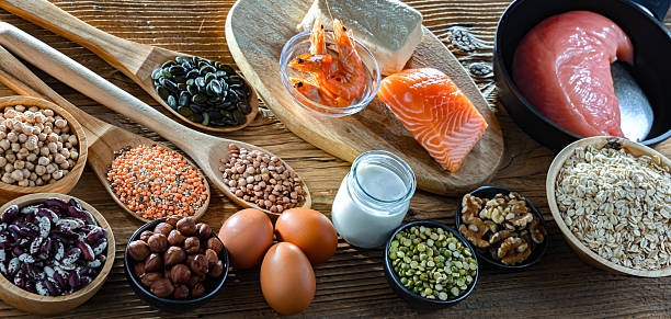 istock Food products rich in protein. High-protein diet 2242762956
