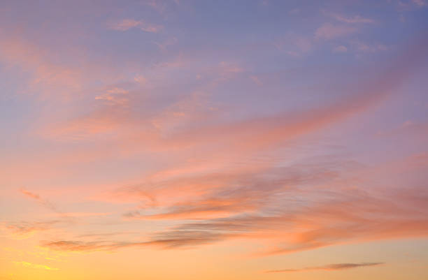 istock Cloudscape of cumulus sunset clouds 2242764984