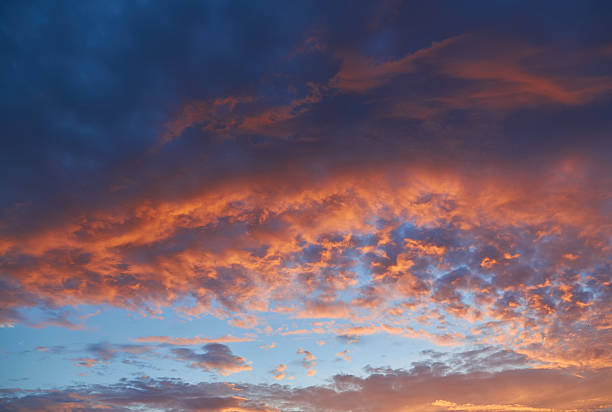 istock Cloudscape of cumulus sunset clouds 2242765015