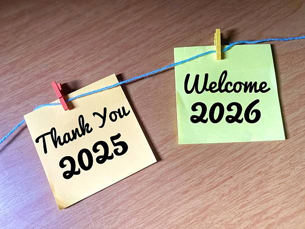 Thank You 2025 and Welcome 2026 message.