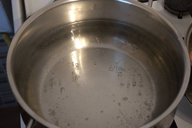 istock Boiling water in cooking pan, close-up view 2242777953