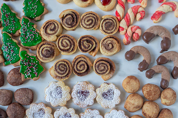 sweet home made german christmas cookies