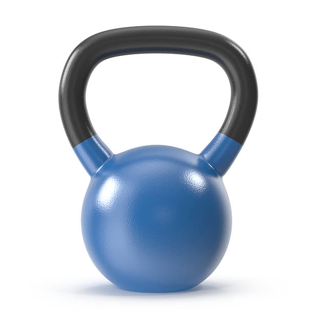 istock Blue Kettlebell for Strength Training and Fitness 2242780540