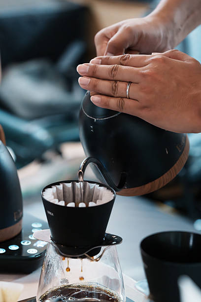 istock Barista brewing coffee close-up 2242784568