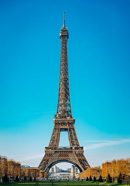 istock Majestic Eiffel Tower Under a Blue Sky in Paris, France 2242789520
