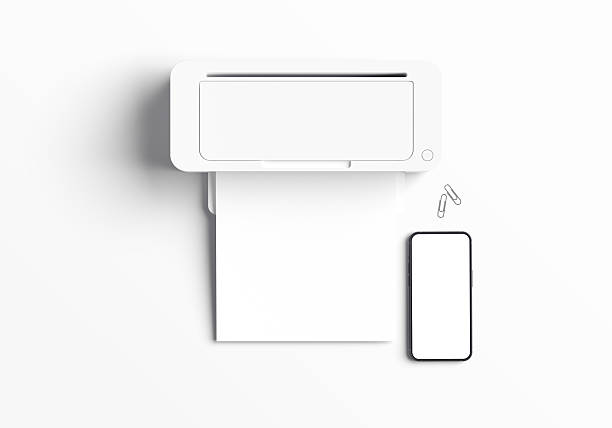 Present wording inside of Magnifier glass on white background for focus current situation, positive thinking mindset concept. present in focus. wide, top view