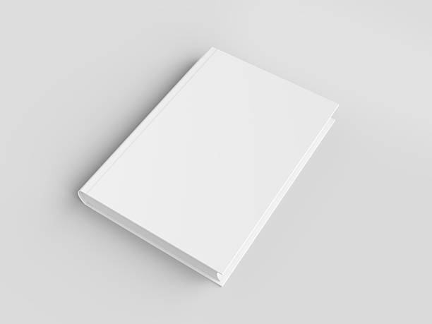 istock Blank hardcover book, magazine, sketchbook mockup - template on white background 2242794724