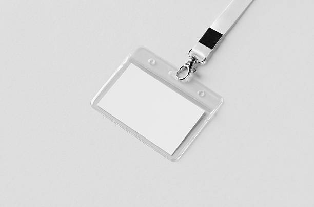 istock ID Card holder mockup with lanyard, horizontal 2242795815
