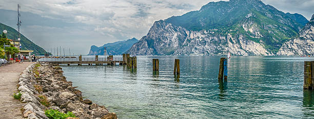 istock Scenic view over Lake Garda from Torbole town, Italy 2242801394