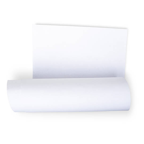 istock A curled sheet of white paper. 2242803300