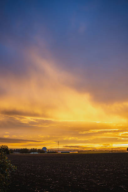 istock Vibrant Golden Sky During Sunset 2242803498