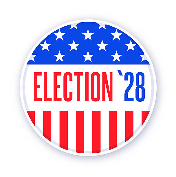 istock Election 2028 American Political Icon Symbol Sticker Design Element 2242809655