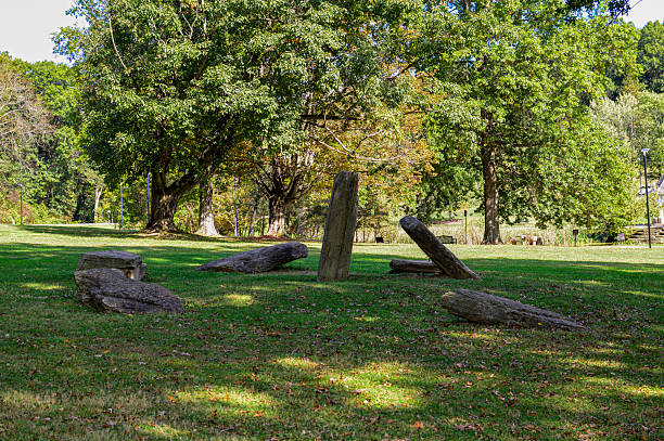 istock Ancient Stone Circle Standing in Green Meadow 2242818971