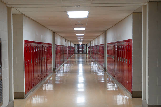 istock school hallway with red lockers 2242822300