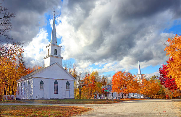 istock Autumn in New Salem, Massachusetts 2242830928