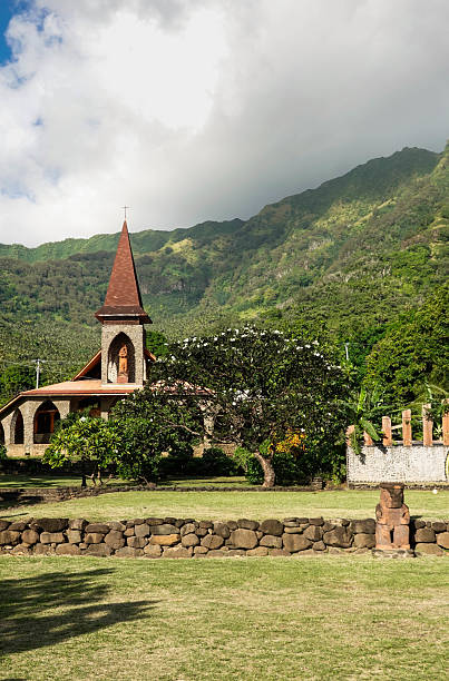 istock Vaitahu Church on Tahuata 2242833958